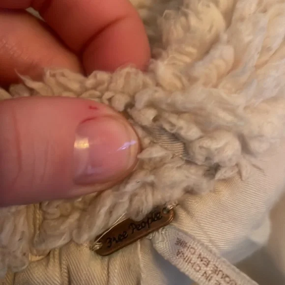 Free people tan teddy coat - Picture 5 of 5